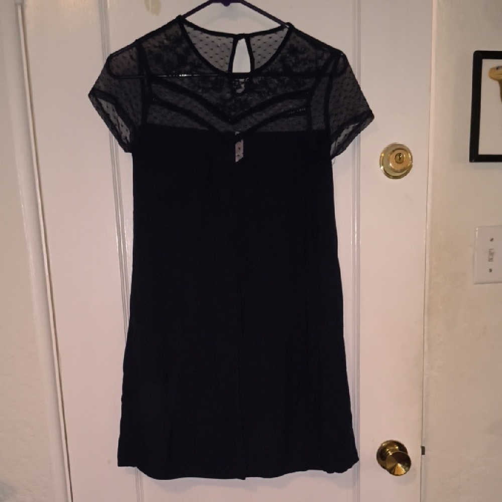 Xhilaration | Black Lace Dress - 32 Inches In Length